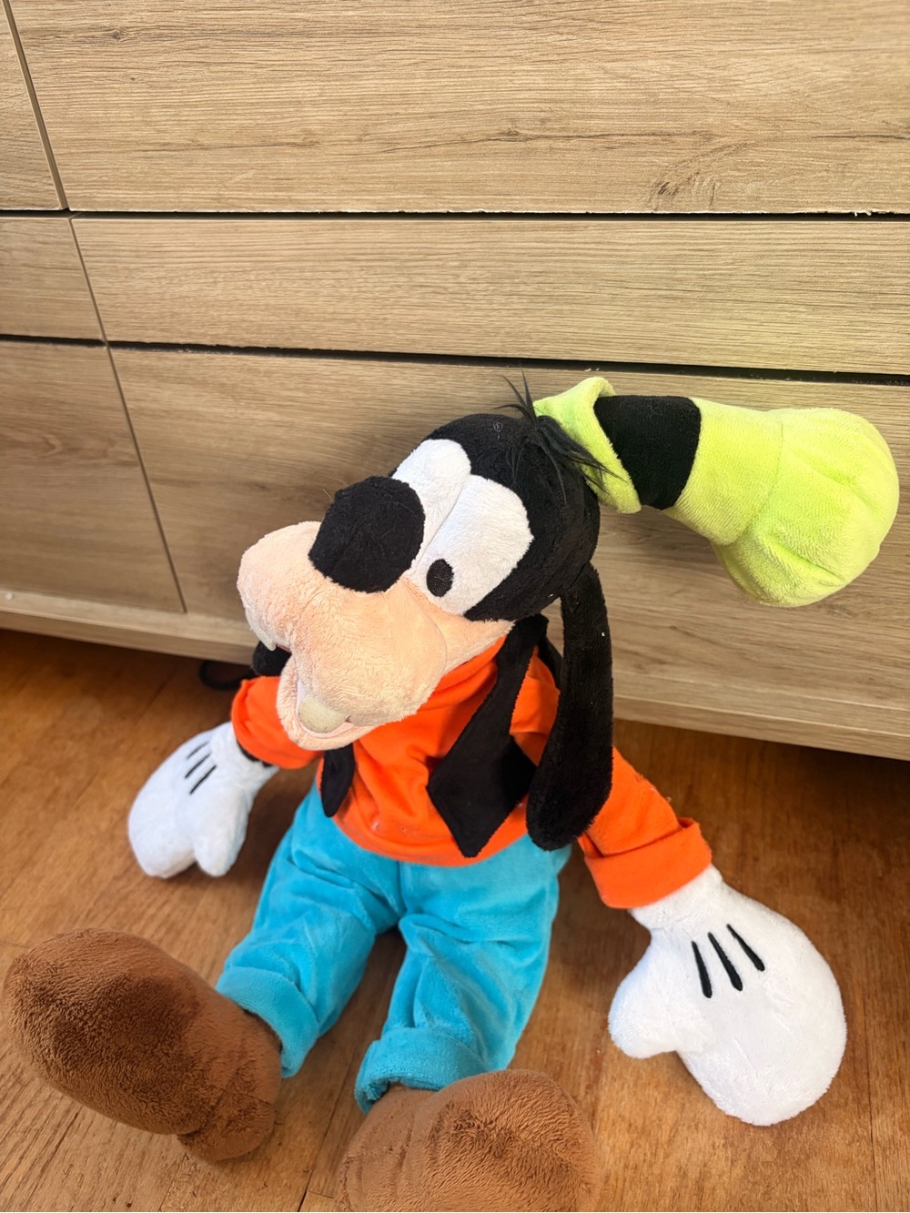 Disney Goofy Plush - Black, Green, Orange, Blue, White, Brown